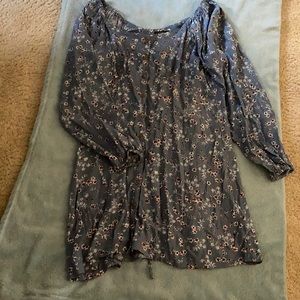 Cute long sleeve dress.  Knee length.